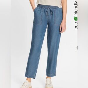 Olsen Lisa Tie waist 5/6 Classic lyocell womens pants